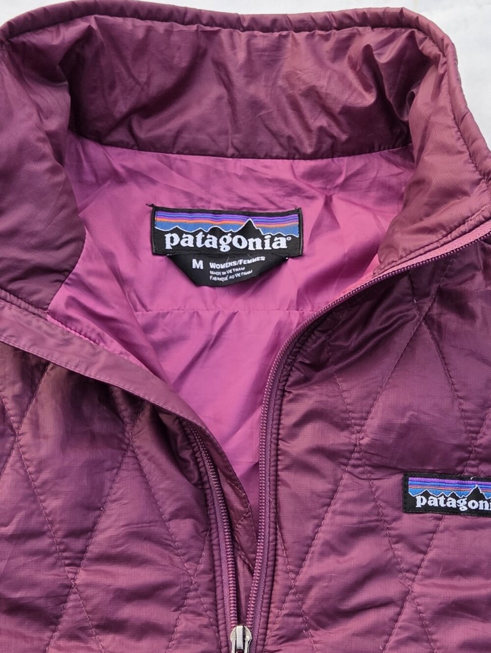 Patagonia Women's Nano Puff Insulated Jacket in Plum / Grape Purple Medium